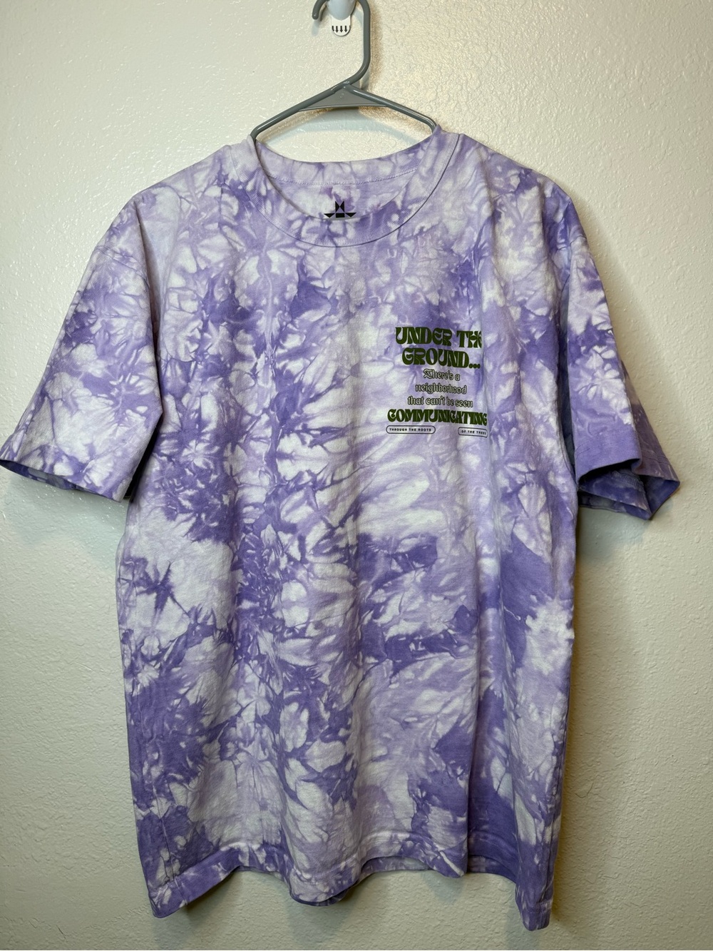 Kacey Musgraves Purple Tie Dye Graphic T-shirt Heart Of the Woods Size L Unisex
